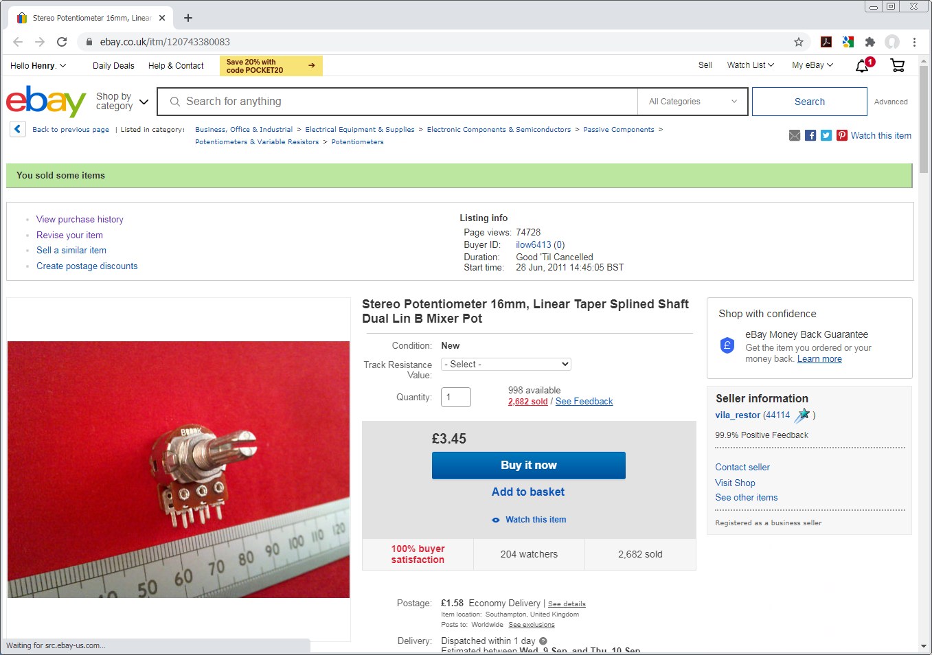 ebay multi-buy promotion
                  has mysteriously disappeared
