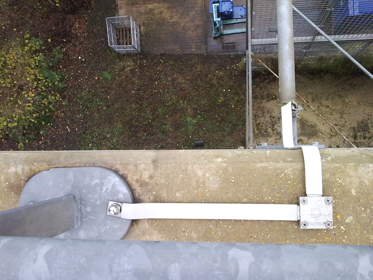 click to enlarge Typical Car Park EarthBonding
point Used For The Earth Connection