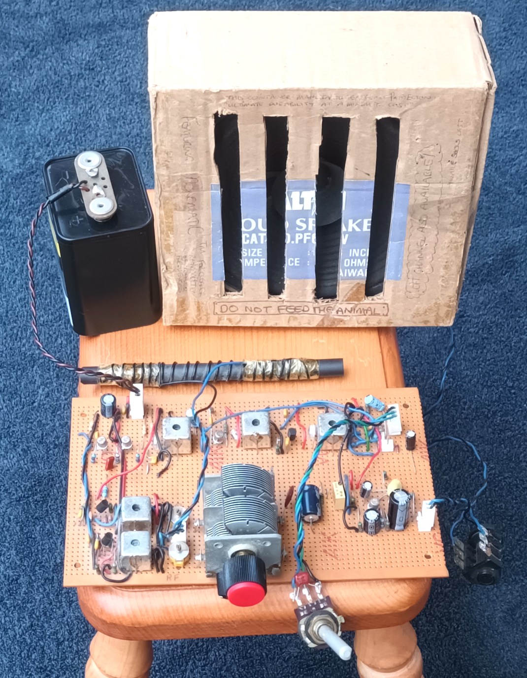 click to enlarge Picture Of A Home Made Superhet
Mediumwave AM Radio