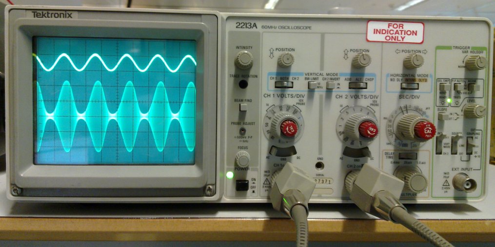 MW transmitter
        near 100% modulation