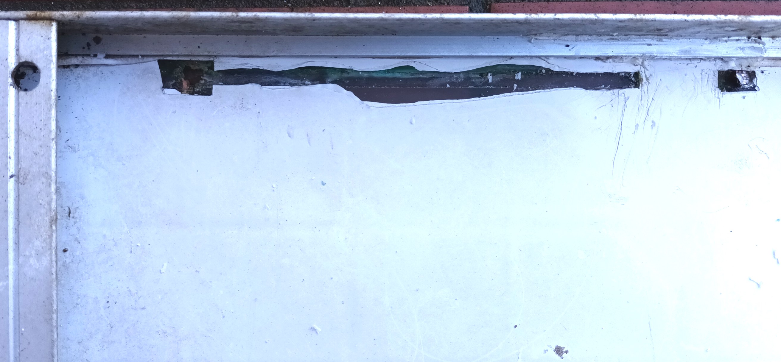 click to enlarge Cutting and Paring Back
Various 12V Solar Panel Layers To Effect A Repair