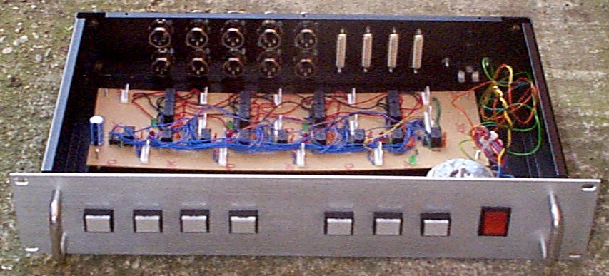 click to enlarge Studio Audio Switcher Insides
From Front Under Construction
