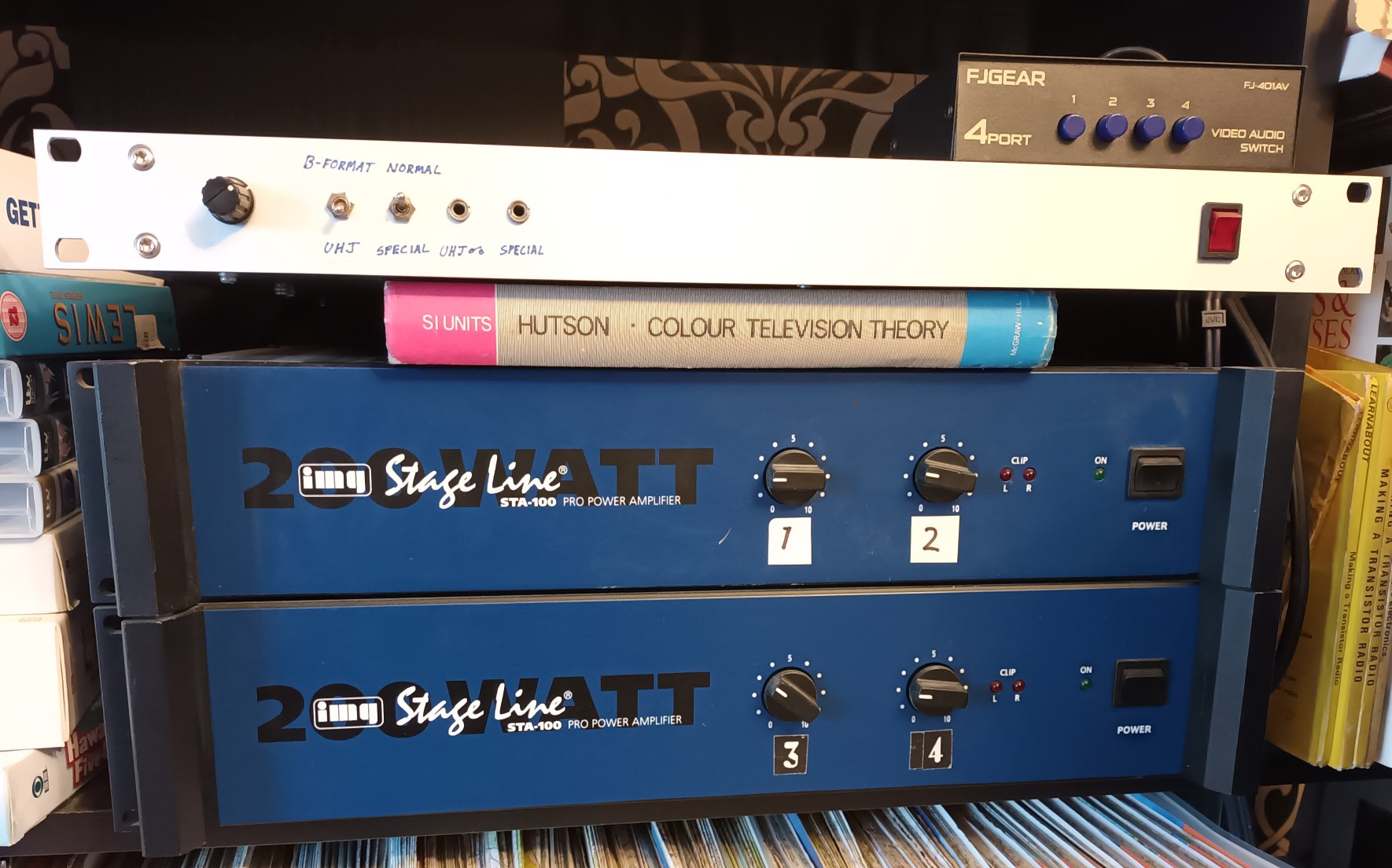 click to enlarge Ambisonic UHJ And B-Format
Converter Used For Watching Movies With The Standard Dolby
Stereo Analog Encoding