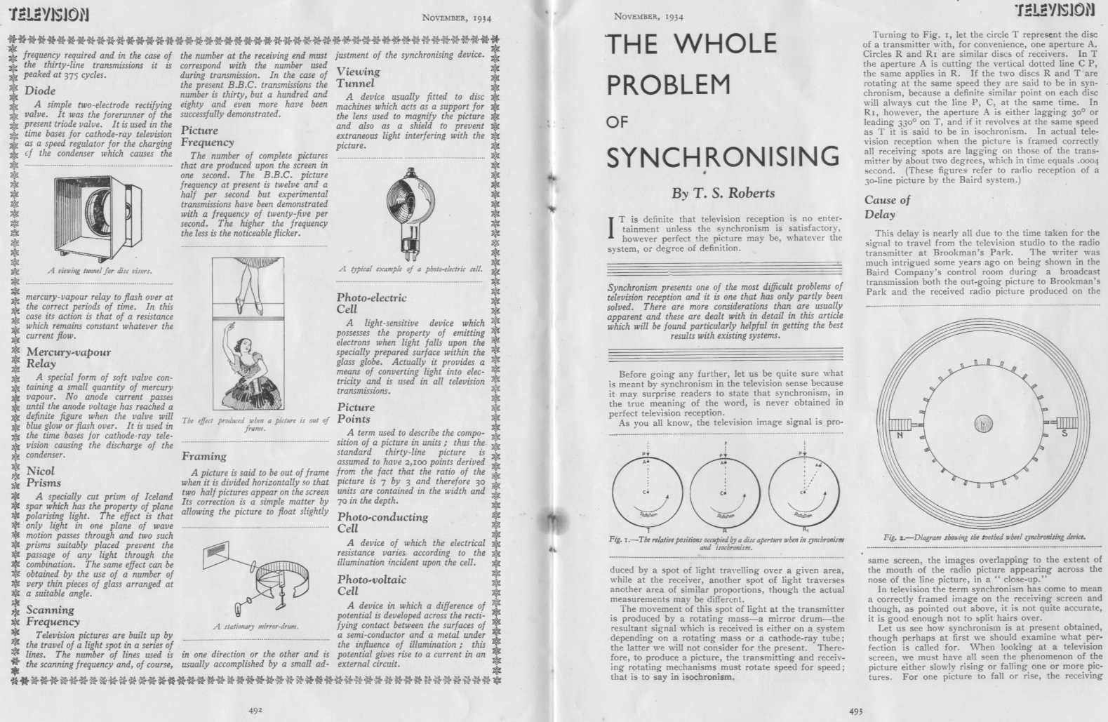 Television Journal November 1934 pages 492-493