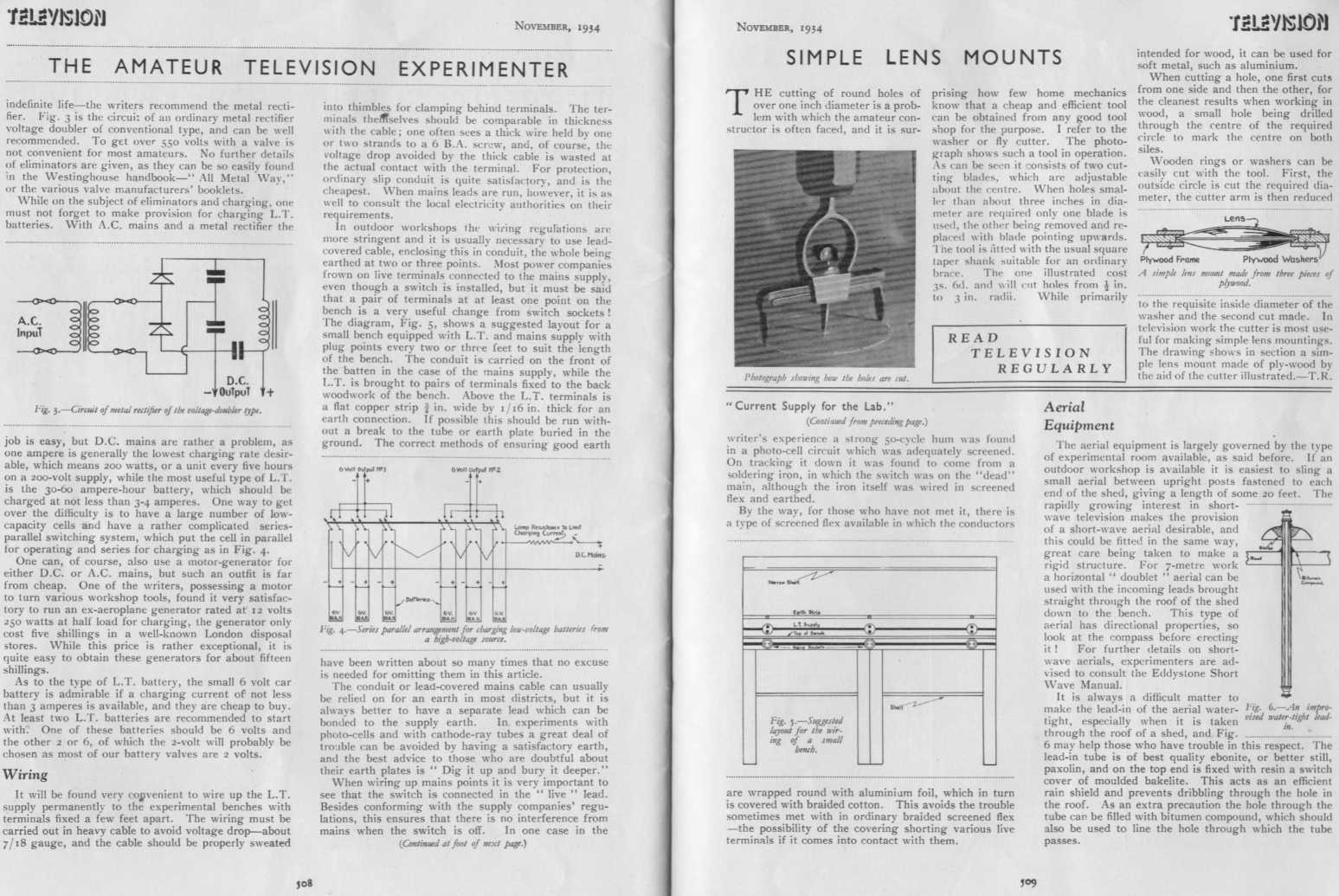Television Journal November 1934 pages 508-509
